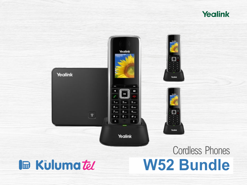Yealink W52 Cordless Phone Bundle